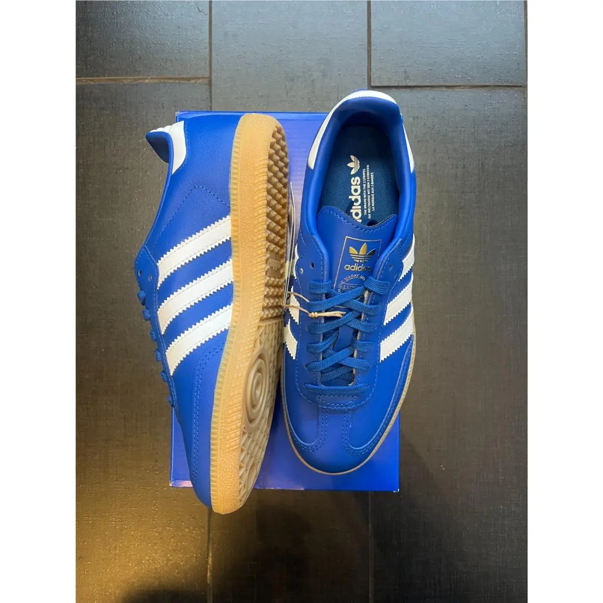 Adidas shoes - BLUE AND WHITE 8