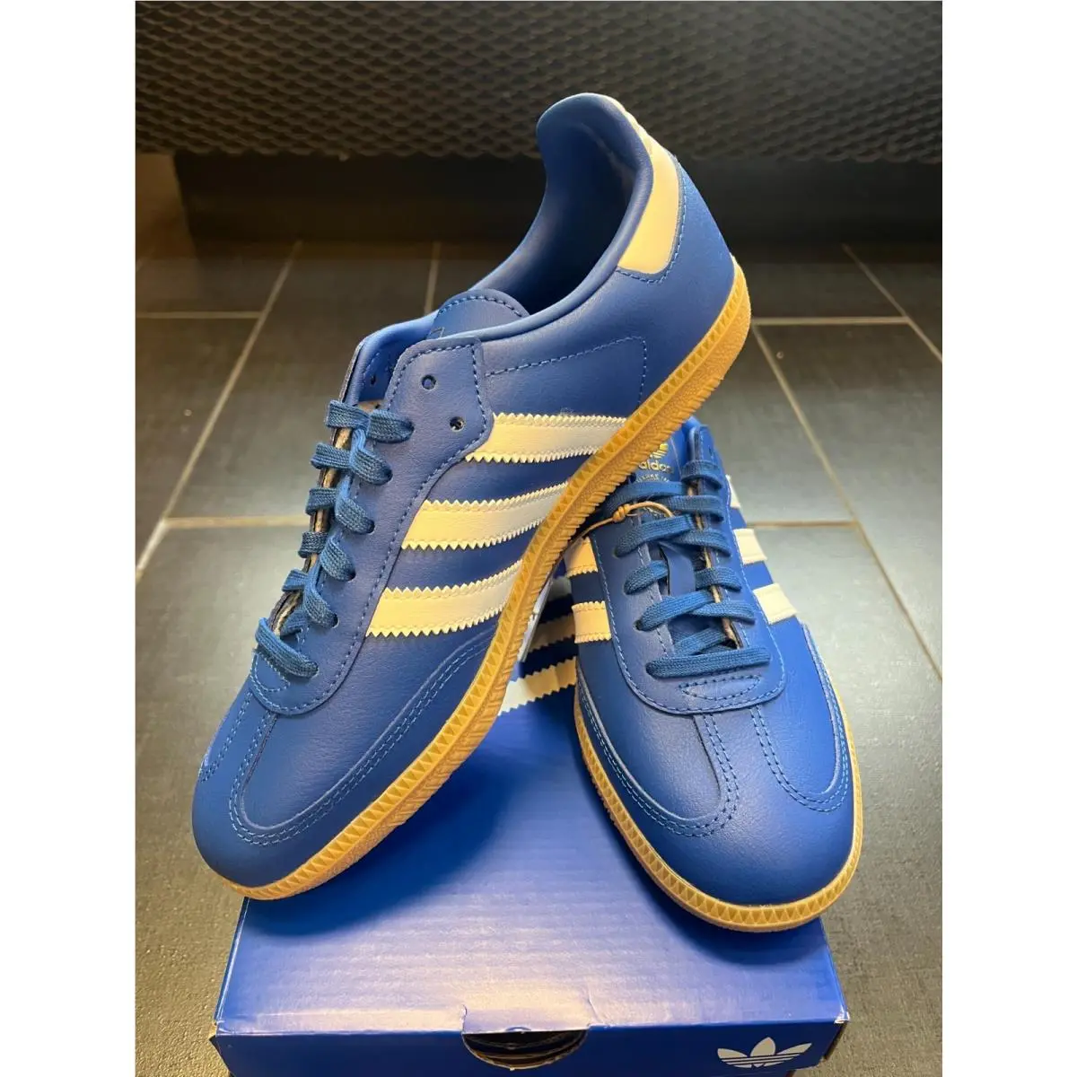 Adidas shoes - BLUE AND WHITE 4