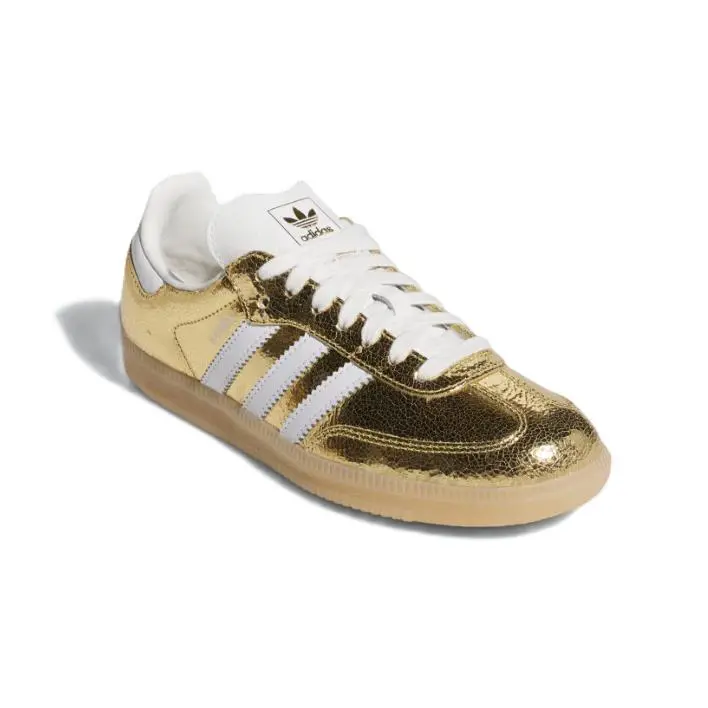 Adidas Women`s Samba OG Shoes Gold/white KI5719 j