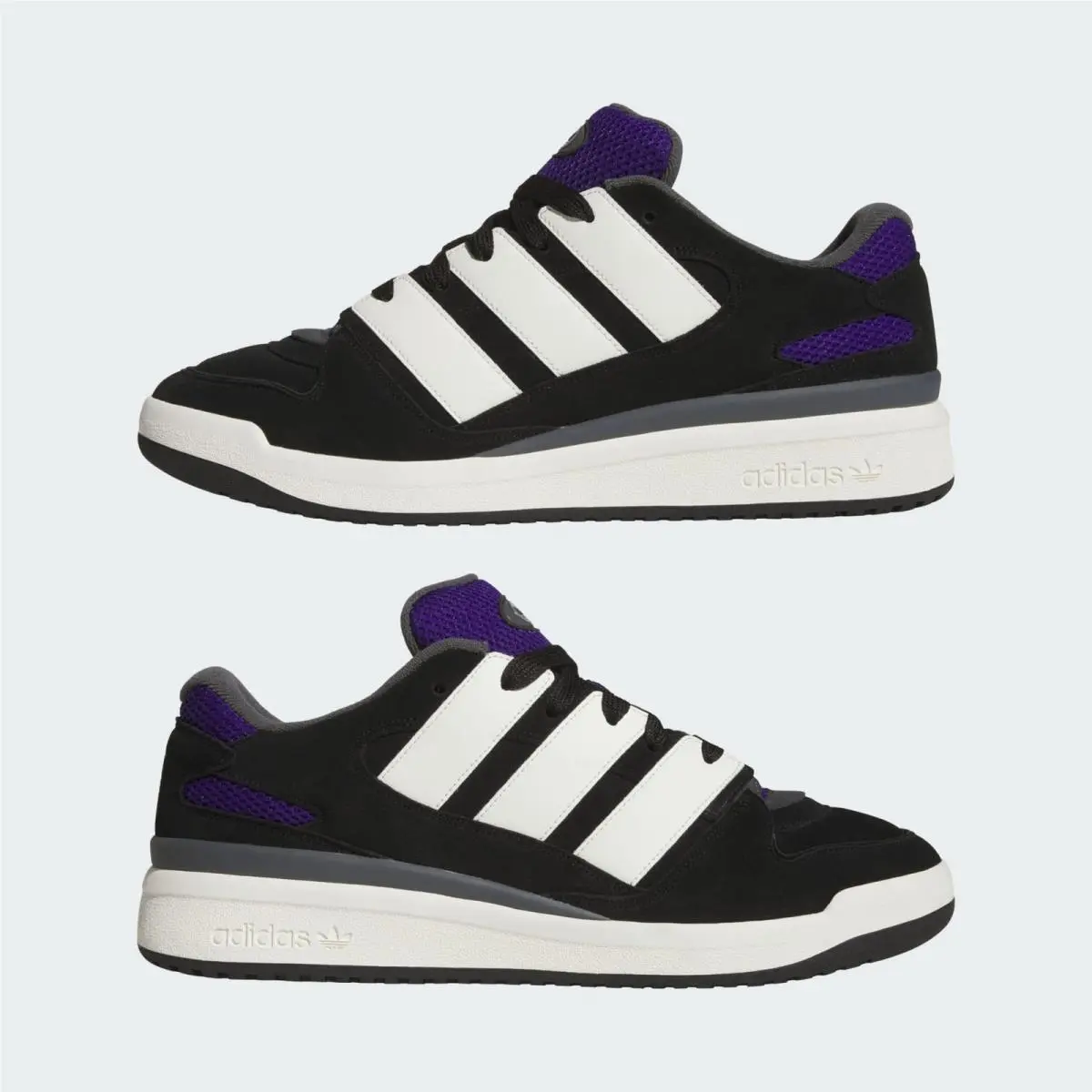 Adidas shoes - Cblack/Owhite/Cpurpl 15