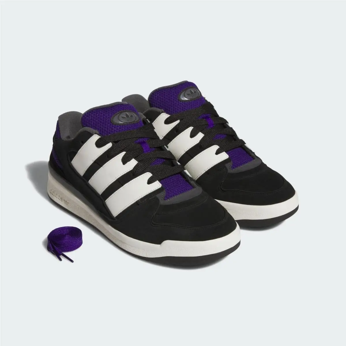 Adidas shoes - Cblack/Owhite/Cpurpl 16