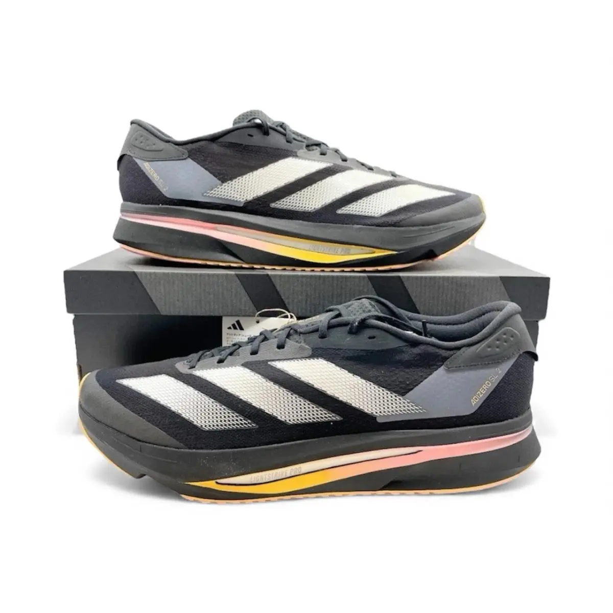 Adidas Adizero SL2 Running Shoes Core Black Zero Metallic IF1157 Men`s Size 11
