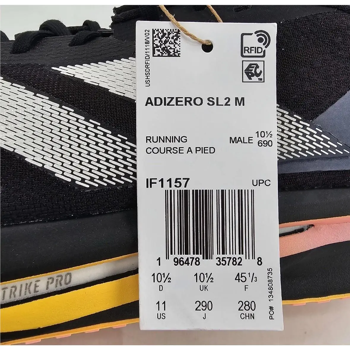 Adidas shoes - adidas Adizero - Adizero - IF1157 - Black 5