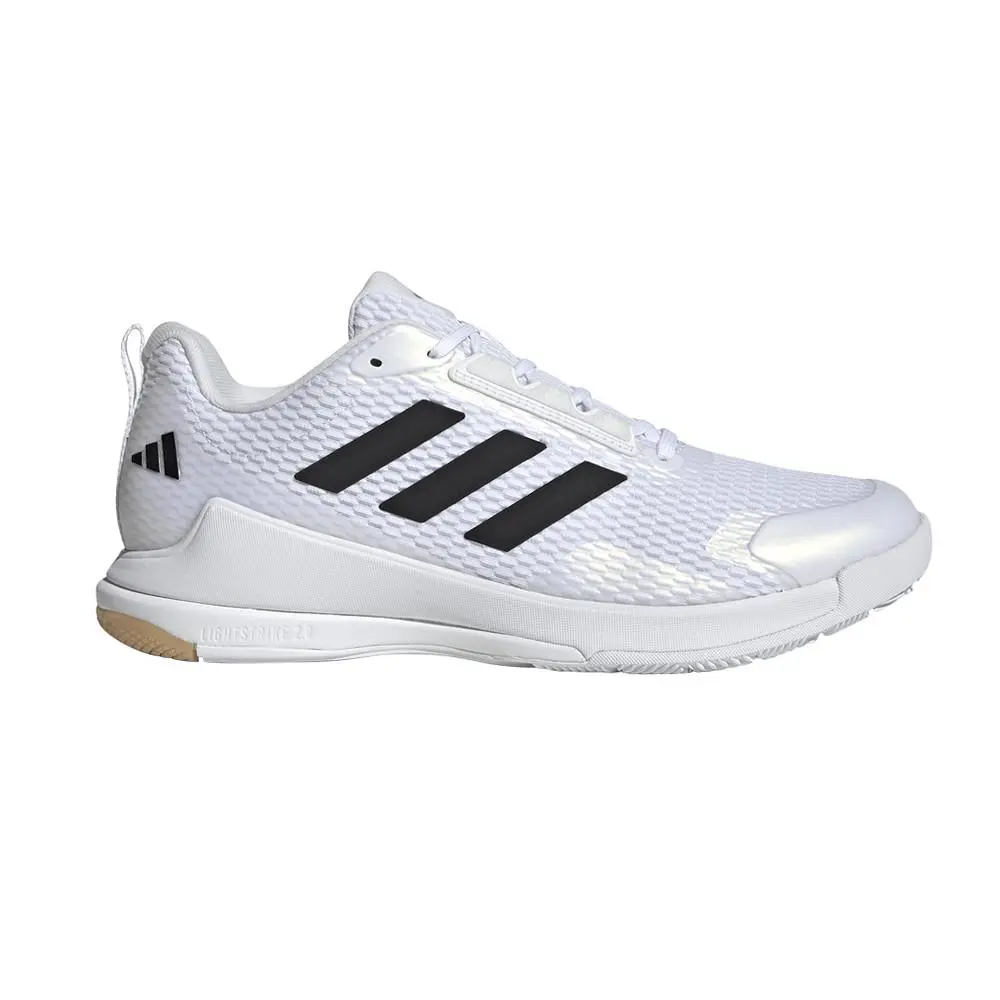 Adidas Novaflight 2 Indoor Training Mens White Sneakers Athletic Shoes ID3667