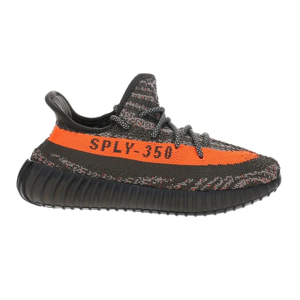 Adidas shoes - adidas  Yeezy Boost 350 V2 Lace Up - HQ7045 - Black, Grey, Orange 8