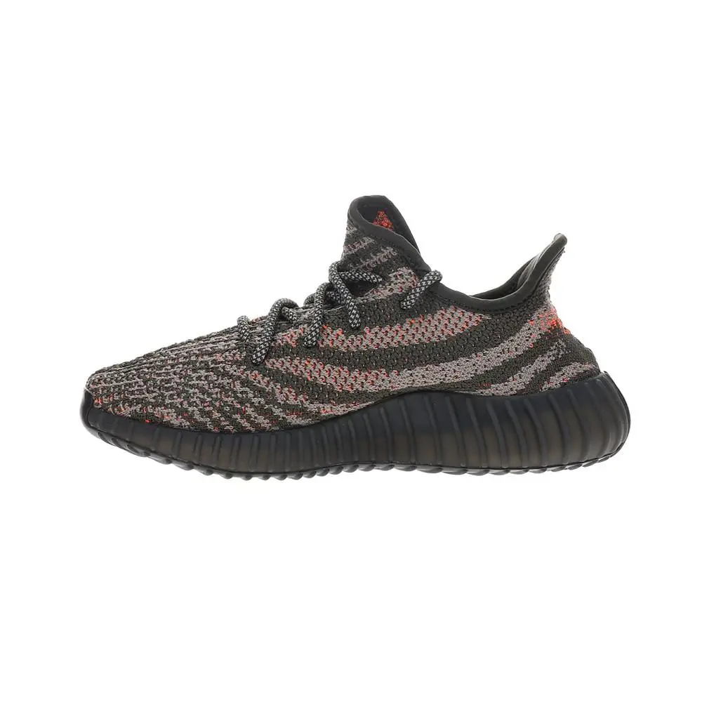 Adidas shoes - adidas  Yeezy Boost 350 V2 Lace Up - HQ7045 - Black, Grey, Orange 10