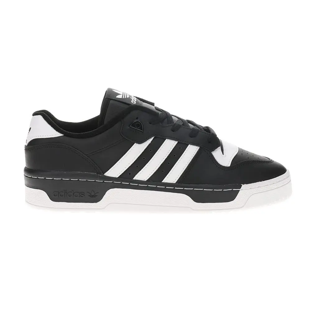 Adidas Rivalry Low Lace Up Mens Black Sneakers Casual Shoes FZ6327 - Black
