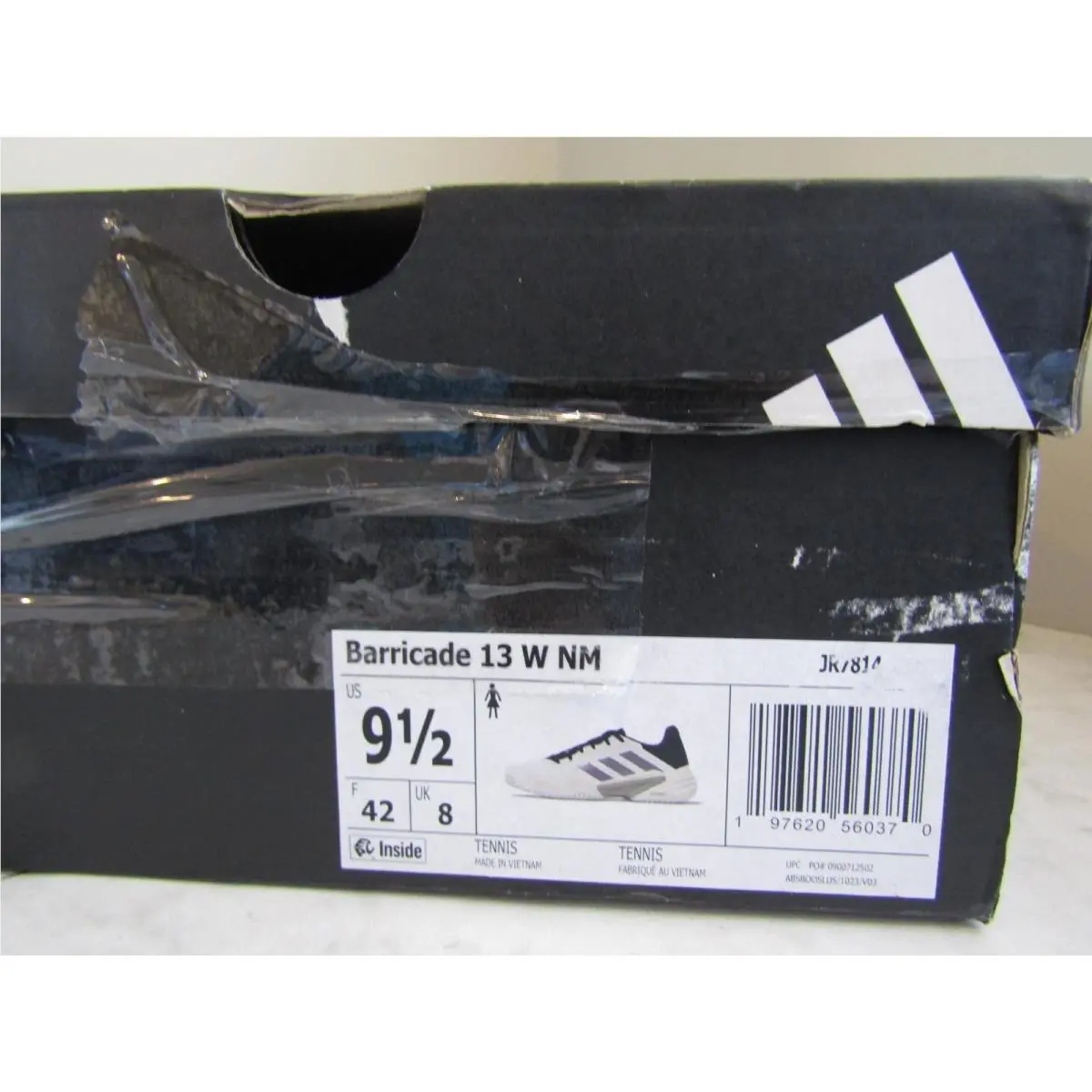 Adidas shoes - adidas Barricade 13 - Barricade - JR7814 - White 5
