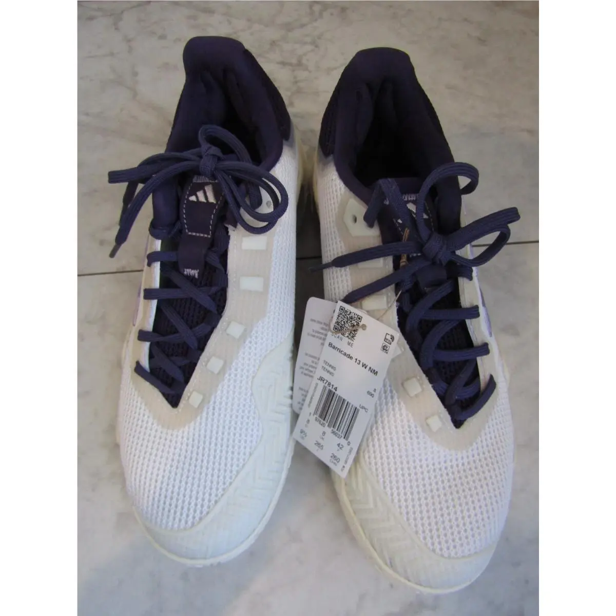 Adidas shoes - adidas Barricade 13 - Barricade - JR7814 - White 0