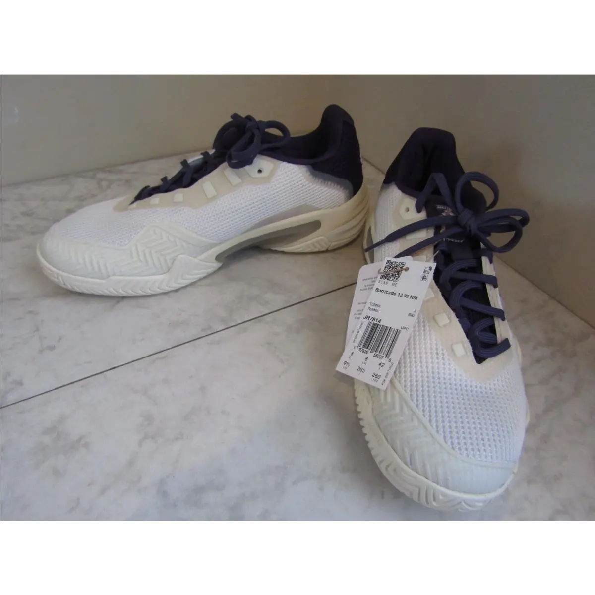 Adidas shoes - adidas Barricade 13 - Barricade - JR7814 - White 1