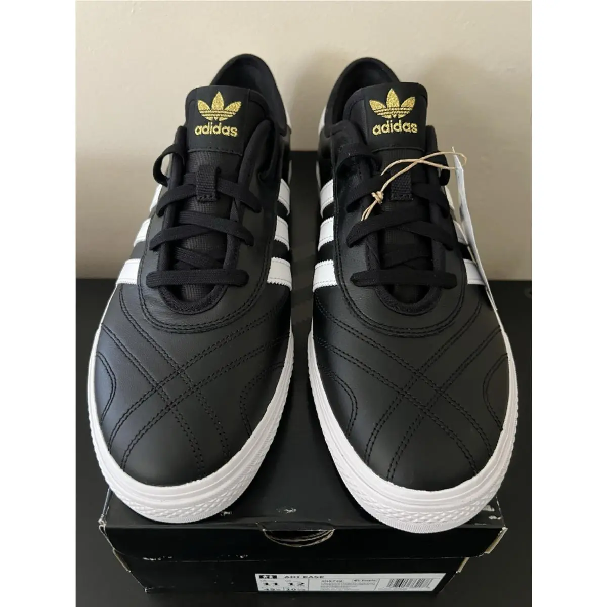 Adidas shoes - adidas adiease - adiease - JH5729 - Core Black/White/Gold Metallic 3