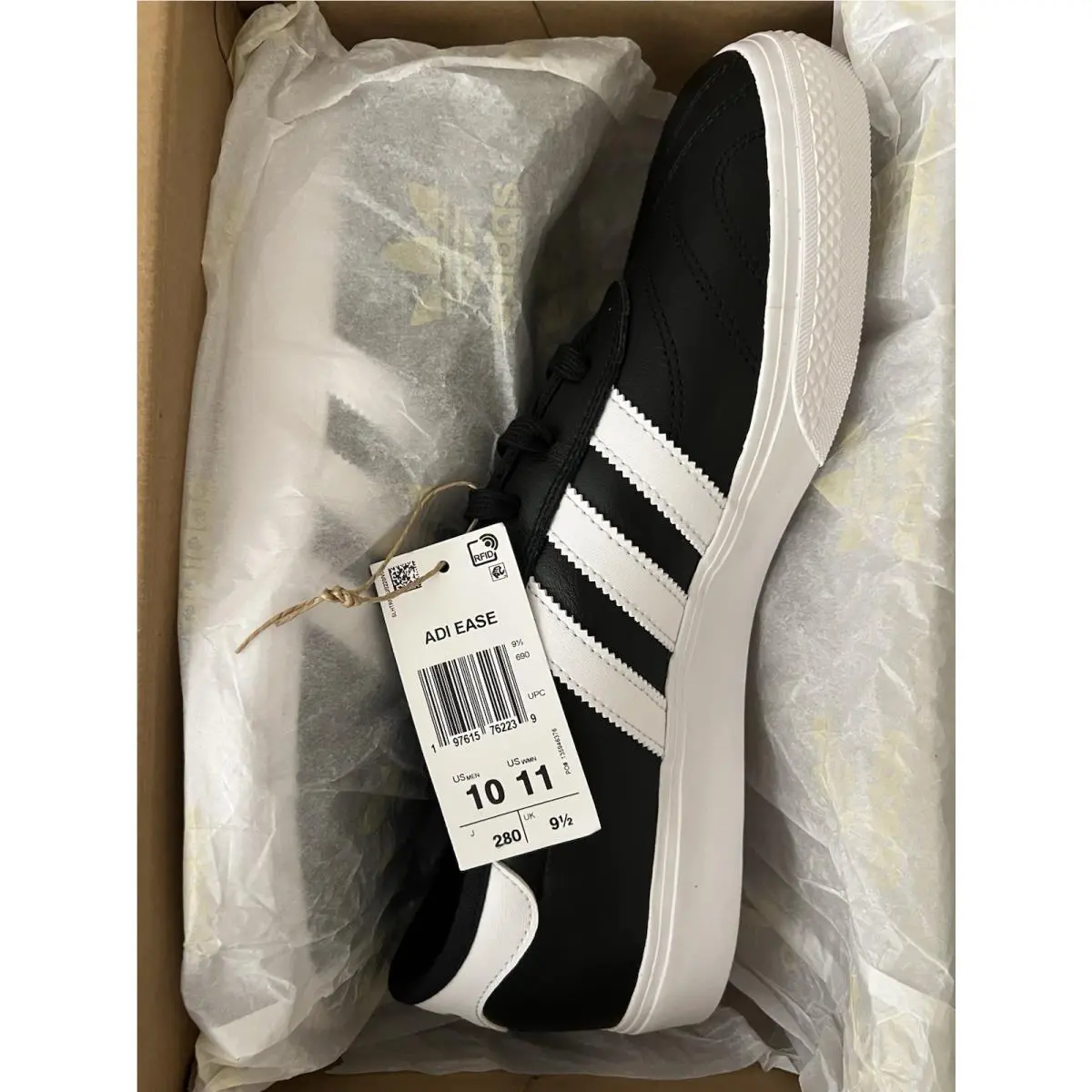 Adidas shoes - adidas adiease - adiease - JH5729 - Core Black/White/Gold Metallic 7