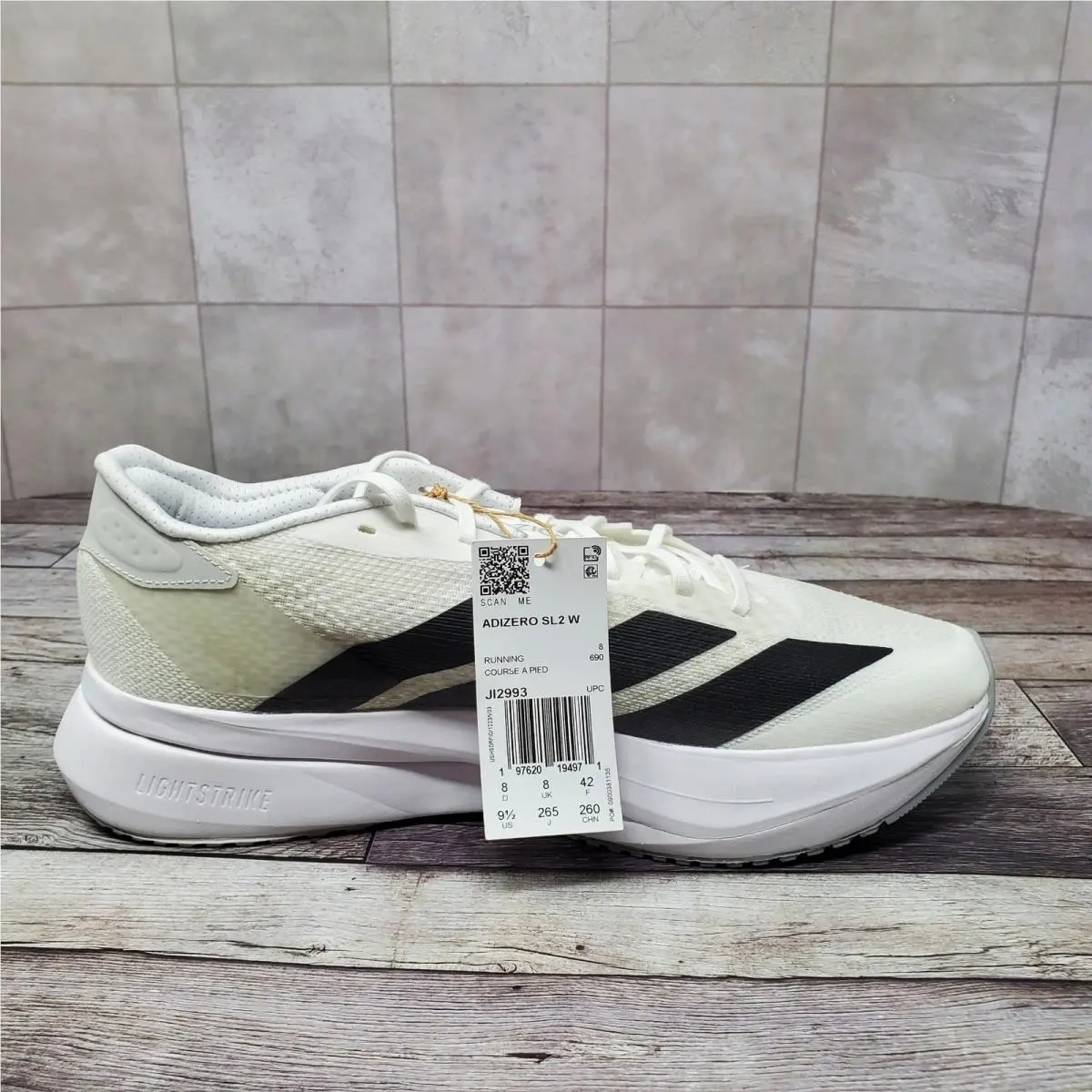 Adidas shoes - Adidas Adizero SL2 - Adizero - JI2993 - White 4