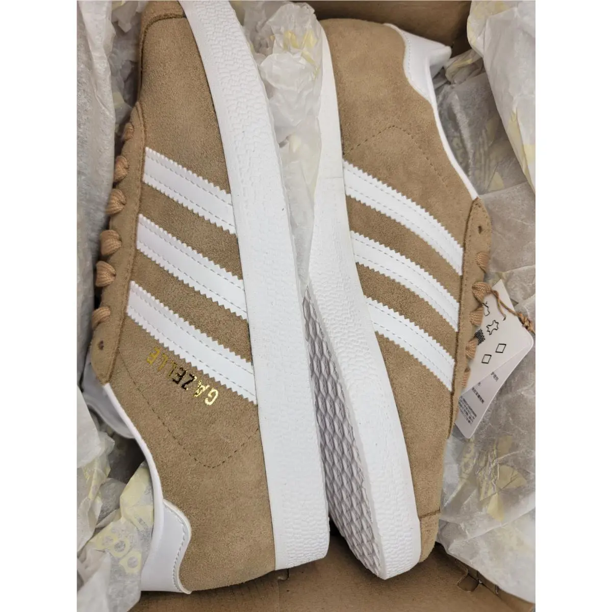 Adidas shoes - adidas Gazelle - Gazelle - JR6284 - Tan 1