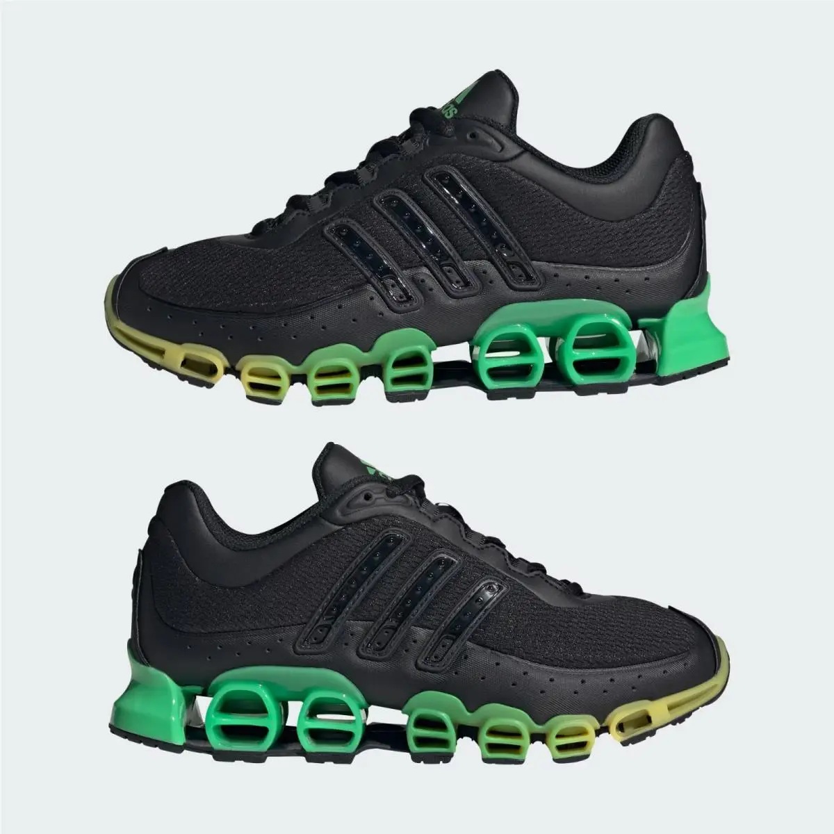 Adidas shoes - Adidas Megaride - Megaride - JI1988 - Black Semi Screaming Green/Yellow 4