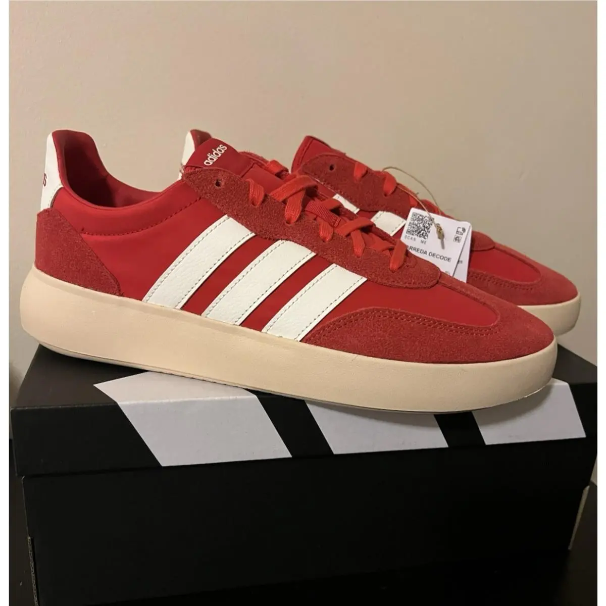 Adidas shoes - adidas Barreda Decode - Barreda Decode - JR3517 - Red/Tan 0