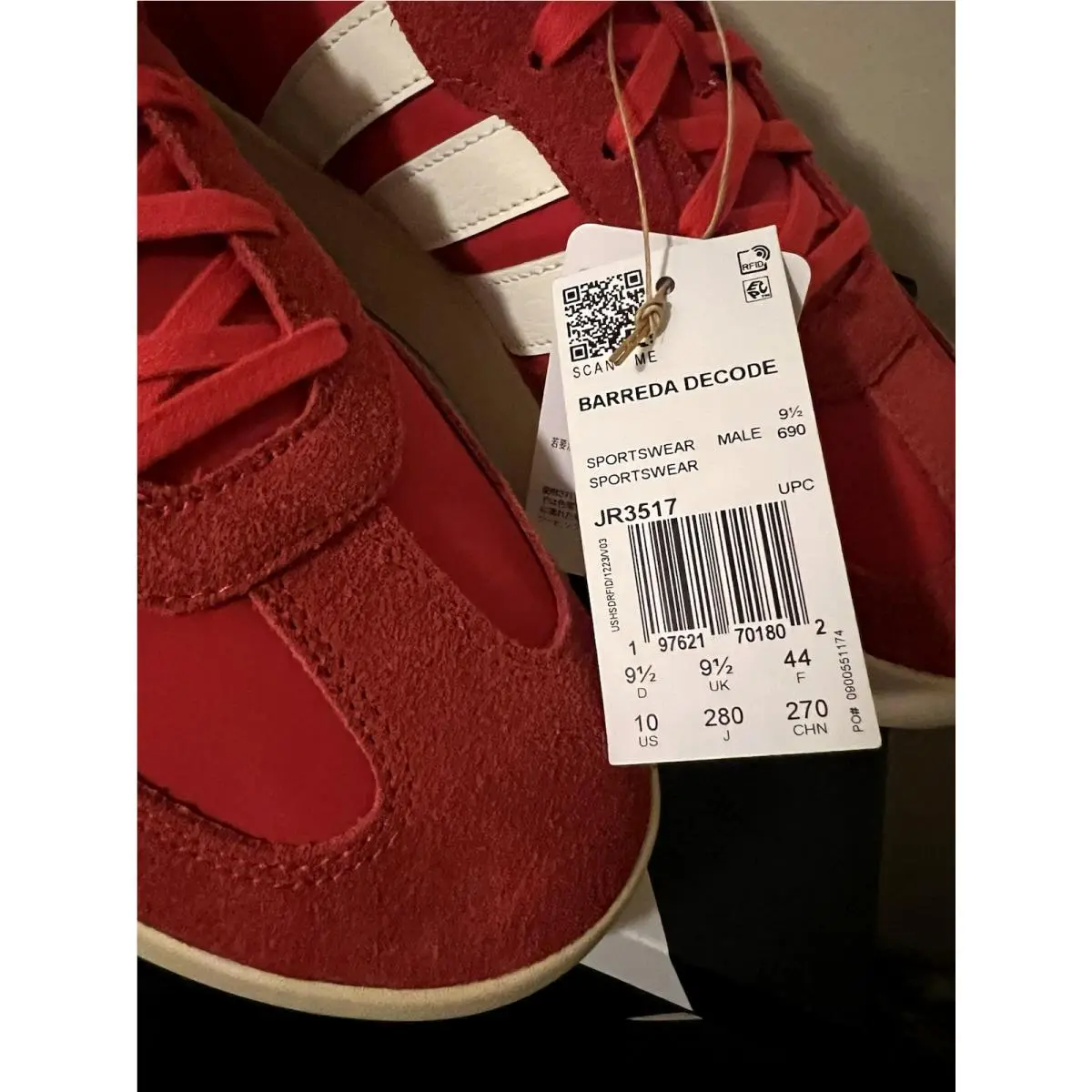 Adidas shoes - adidas Barreda Decode - Barreda Decode - JR3517 - Red/Tan 2