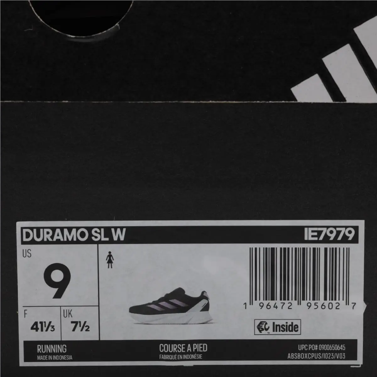 Adidas shoes - adidas Duramo - Duramo - IE7979 - Black / Pink (UPC: 196472955945) 9