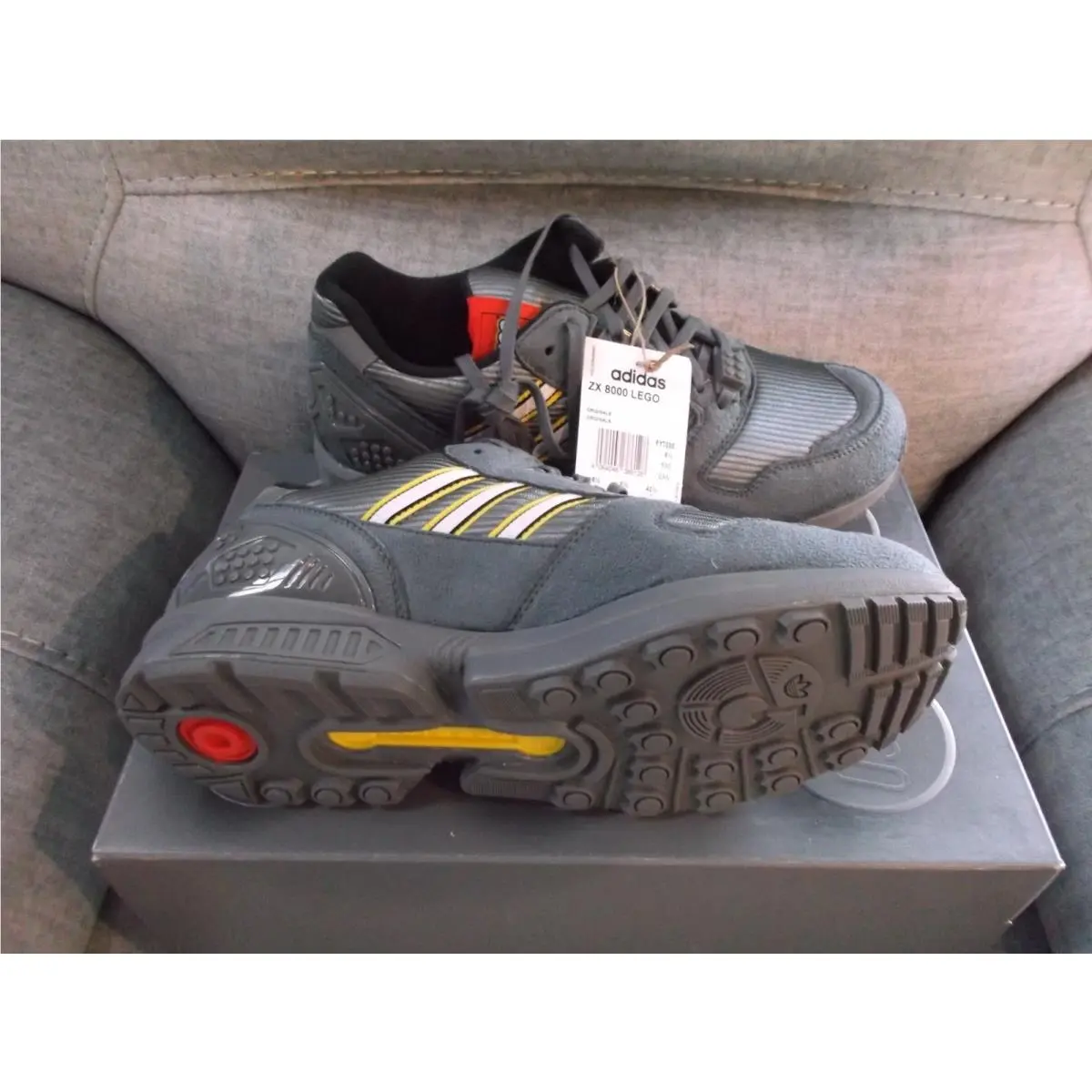 Adidas ZX 8000 Lego Shoes Men`s Size 9 - FY7080