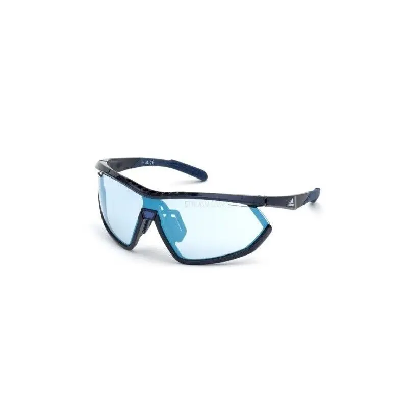 Adidas Sport Sunglasses 0SP0002/S 92X For Men with Blue Transparent Color