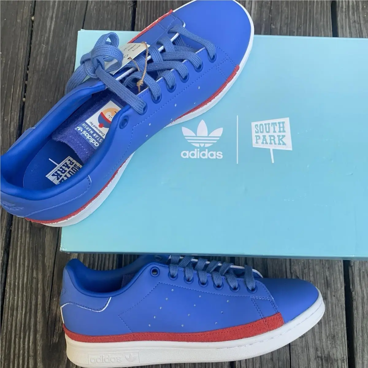 Adidas Stan Smith South Park Shoes Stan Marsh Limited Edition Blue Sz 7.5