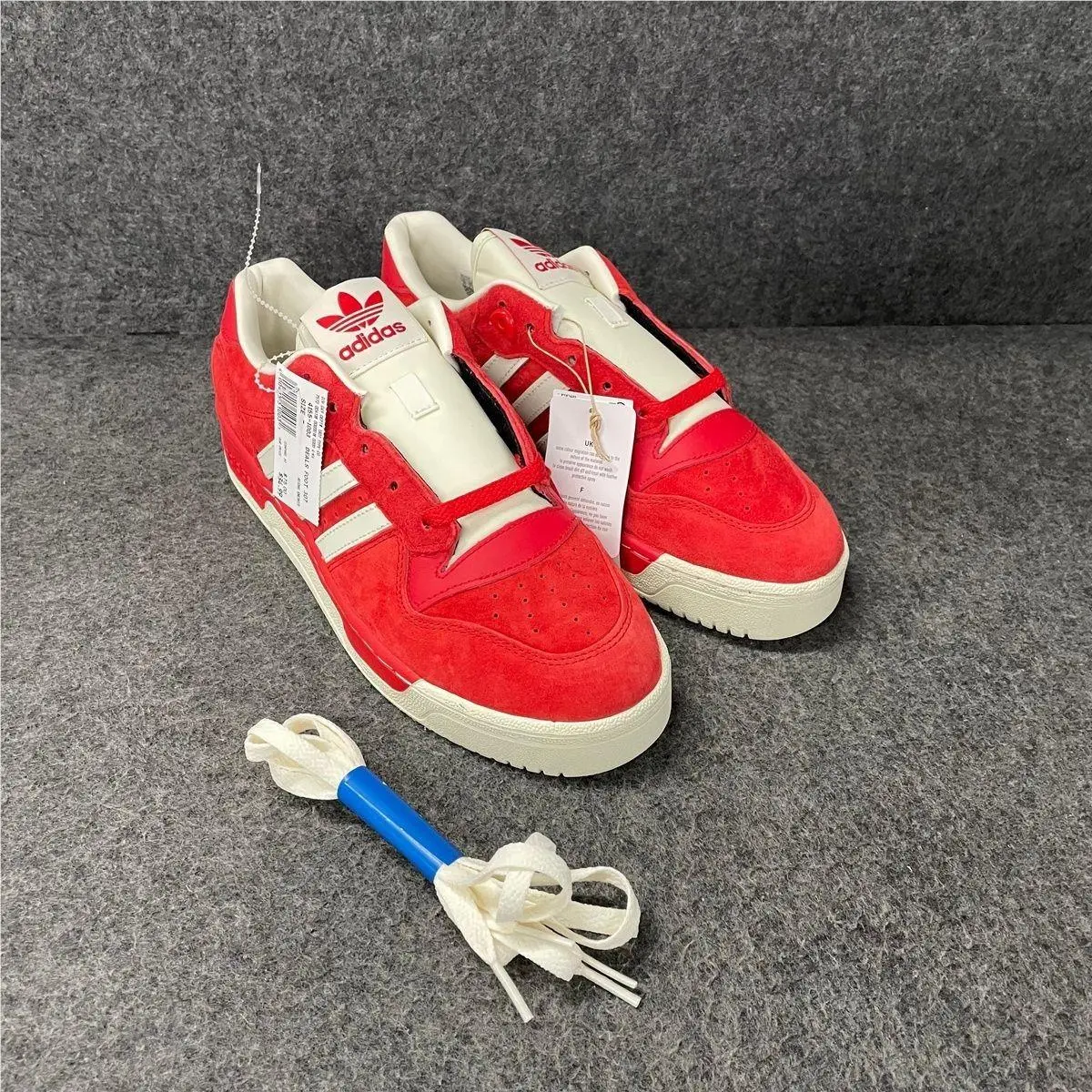 Adidas Rivalry Low Top Casual Shoes Men`s Size 8 Better Scarlet/ivory