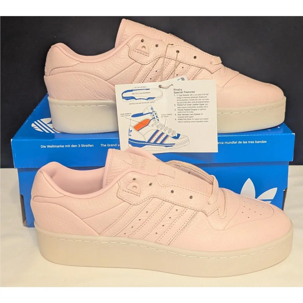 Adidas shoes - adidas Rivalry - Rivalry - IF7183 - Pink, Manufacturer: Sandy Pink/Ivory/Sandy Pink 0
