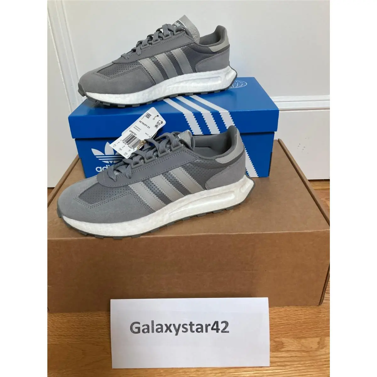 Adidas Retropy E5 GW6781 US 8.5 Men Metal Grey - Very Rare