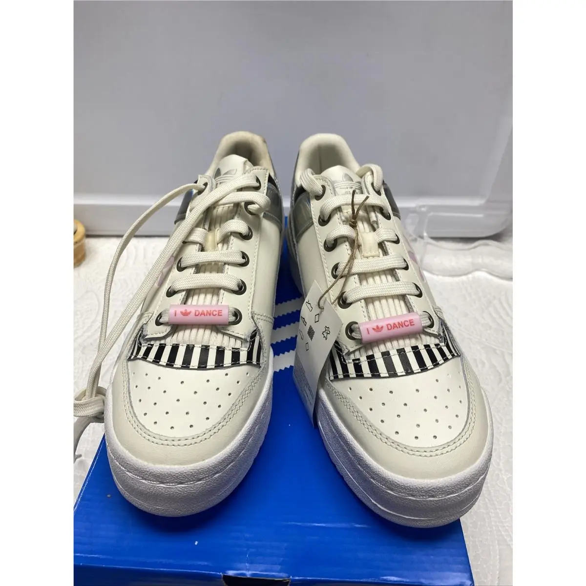 Adidas Forum Bold W I Love Dance Size 6.5 Rare