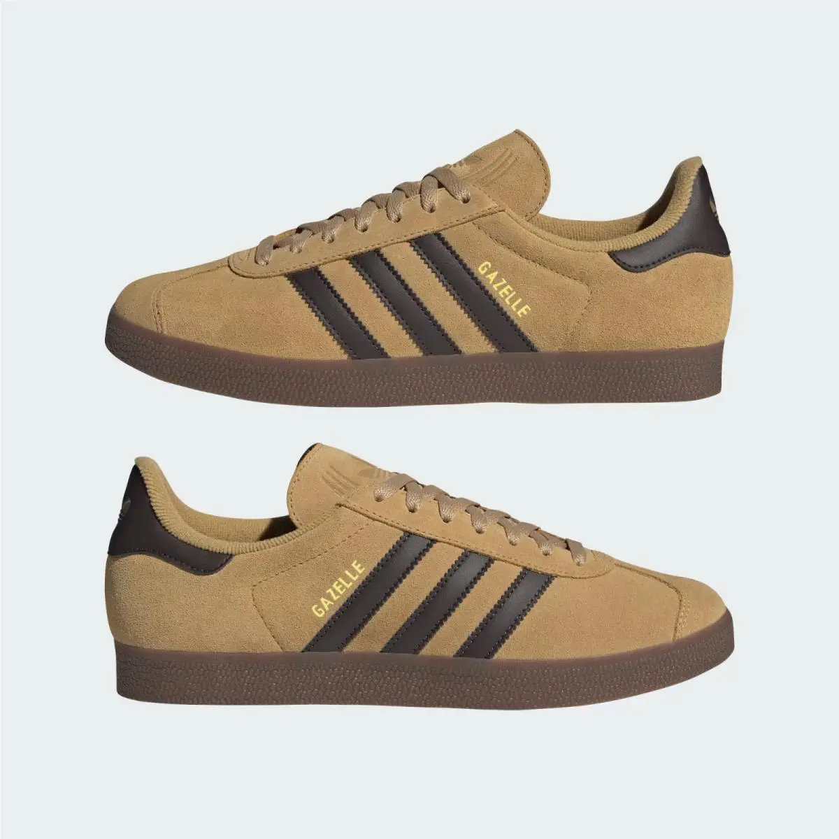 Adidas shoes - adidas Originals Gazelle - Originals Gazelle - JR6287 - Golden Beige / Dark Brown / Gold Metallic 4