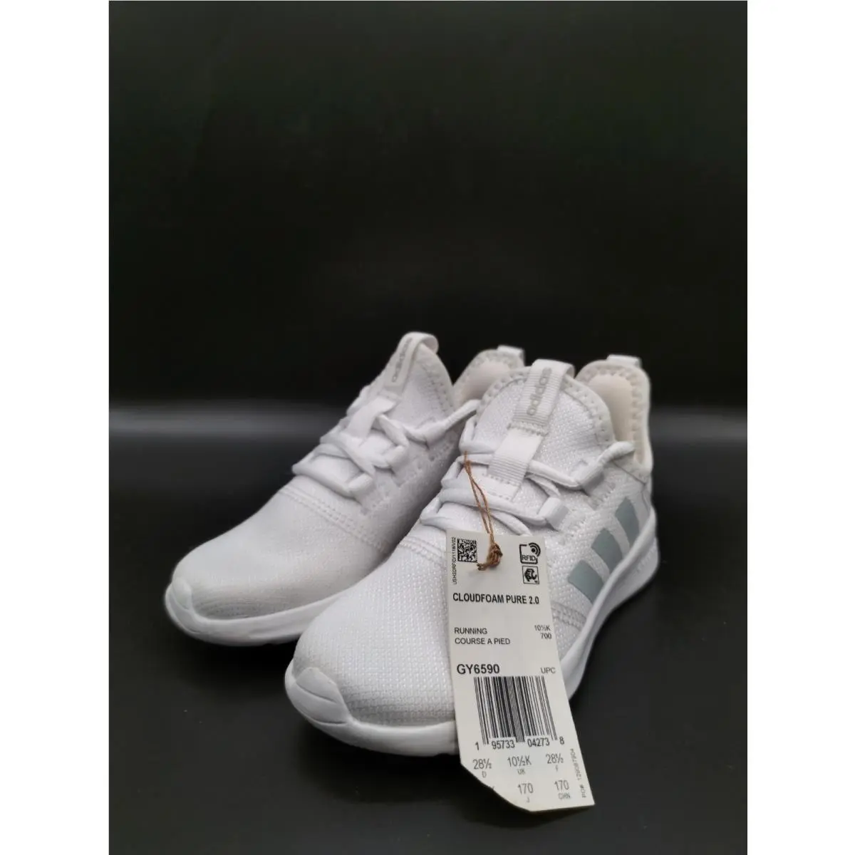 Adidas Kids Cloudfoam Pure Little Kid/big Kid - Size 11