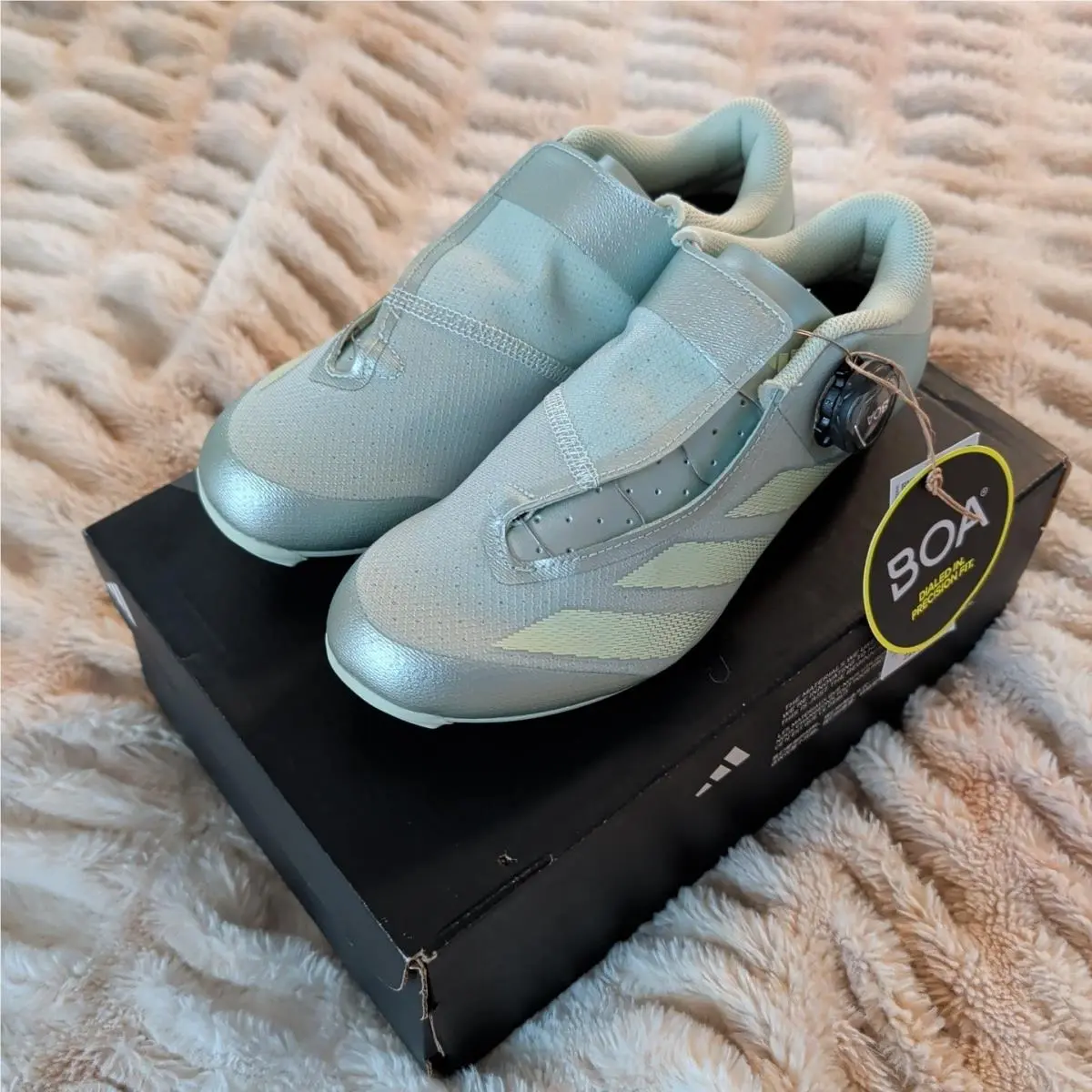 Adidas Tempo Boa 3Stripes Cycling Women`s Size 5 M Sneakers IG7872
