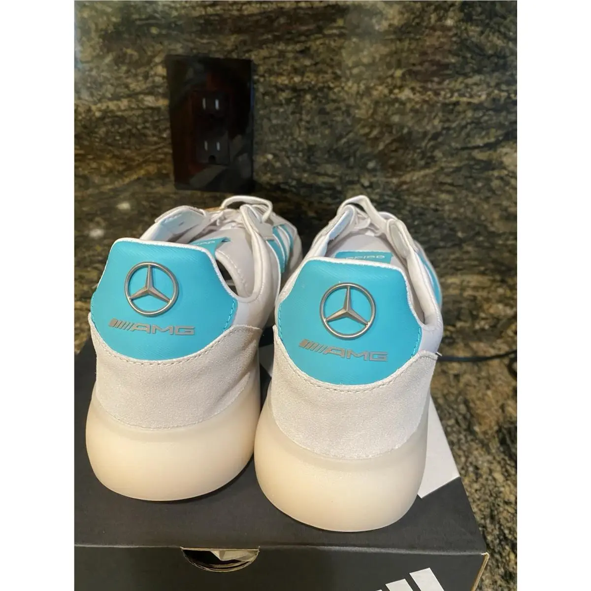 Adidas shoes - Cloud White/Semi Mint Rush 1