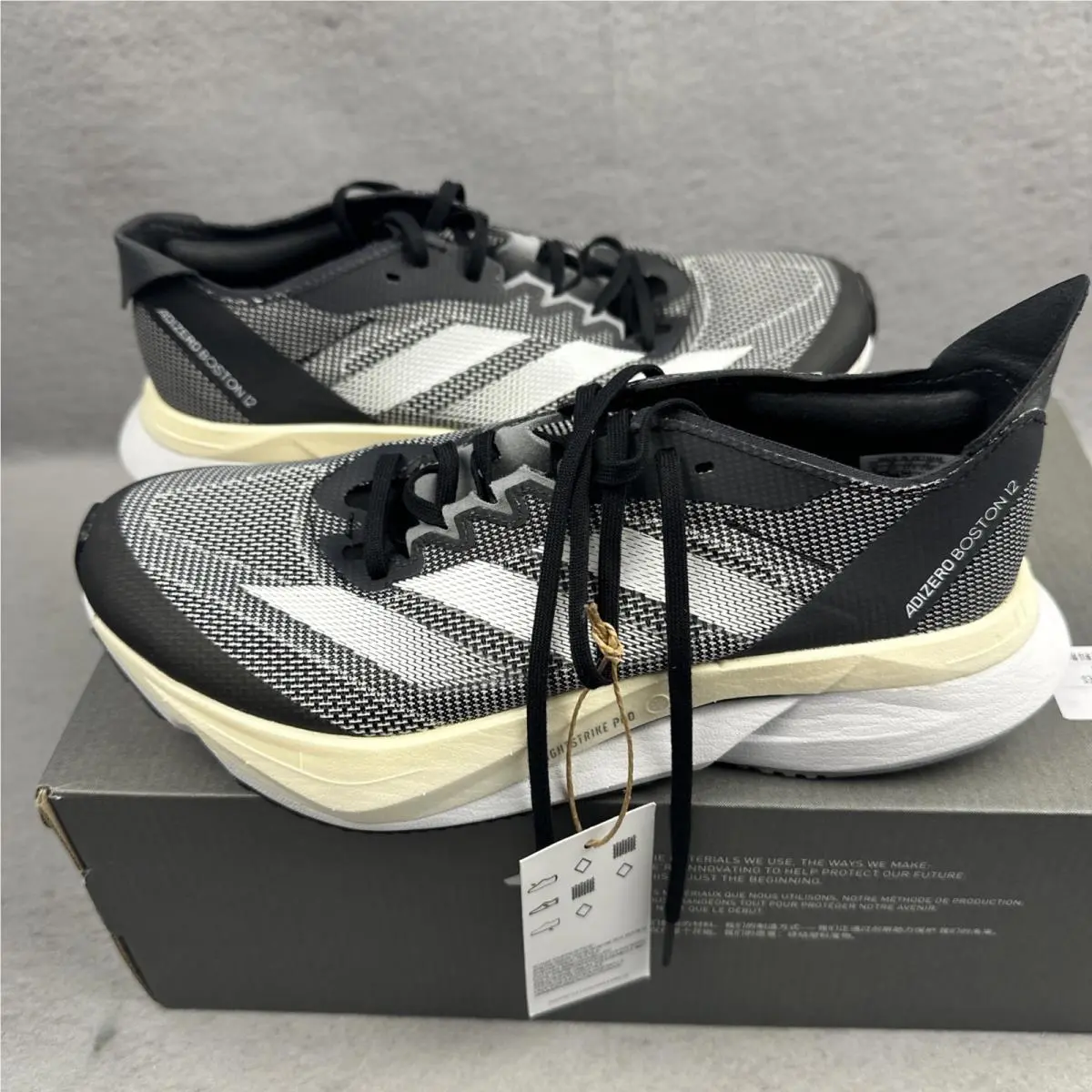 Adidas shoes - adidas adizero boston - adizero boston - HQ2171 - Black 4