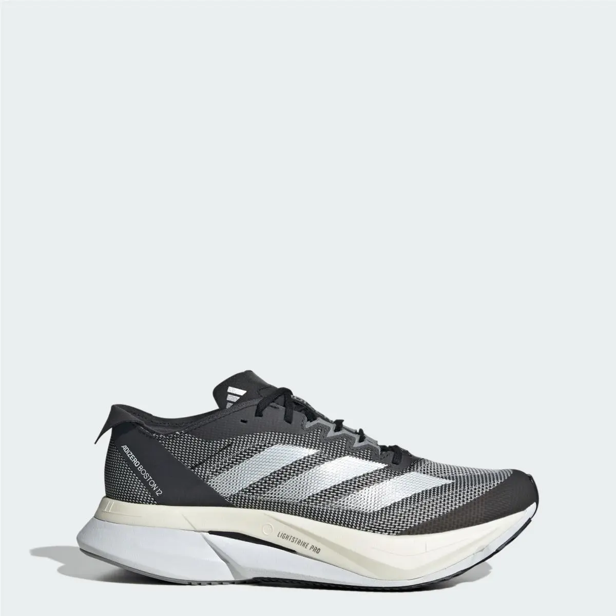 Adidas Adizero Boston 12 Black White Running Shoes Women’s Size 8 HQ2171