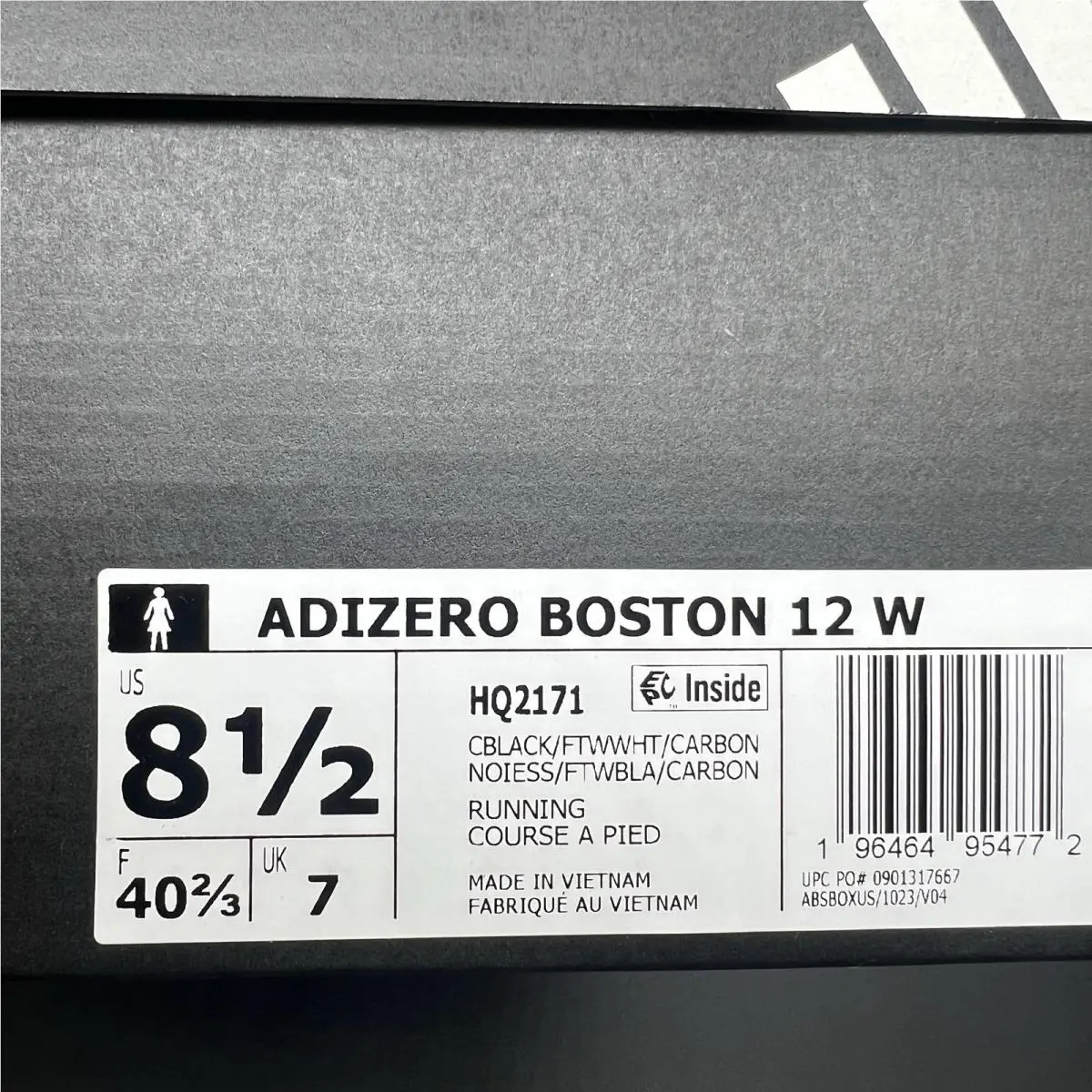 Adidas shoes - adidas Adizero Boston 12 - Adizero Boston - HQ2171 - Black 8