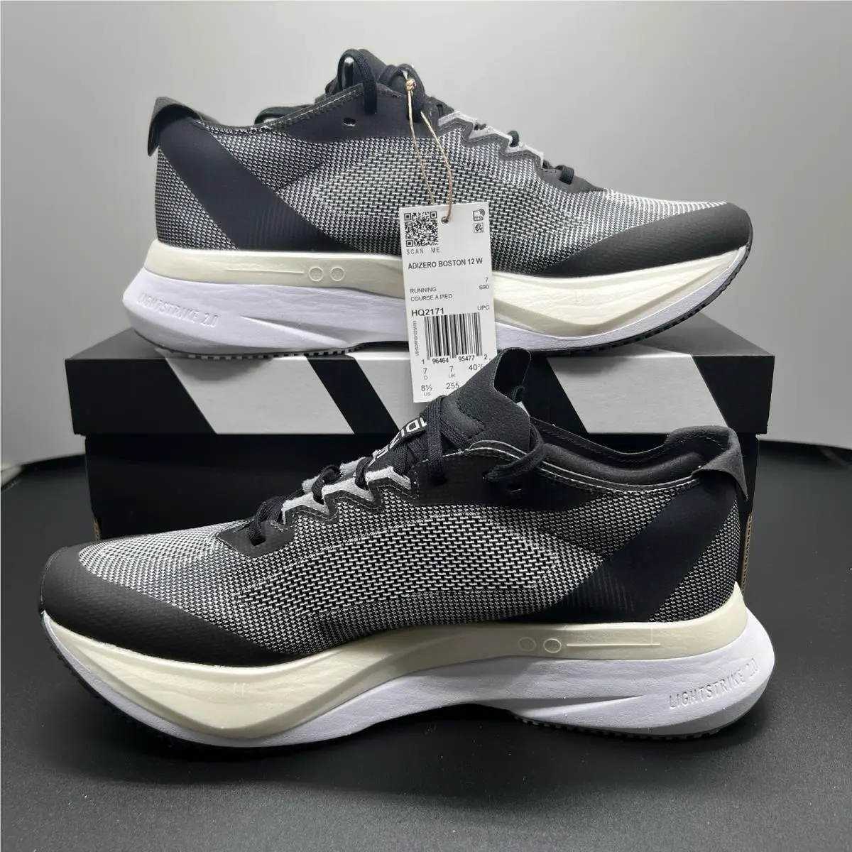 Adidas shoes - adidas Adizero Boston 12 - Adizero Boston - HQ2171 - Black 4