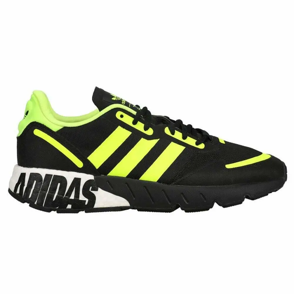 Adidas shoes - Core Black / Solar Yellow / Matte Silver - U50 - FY3632 2