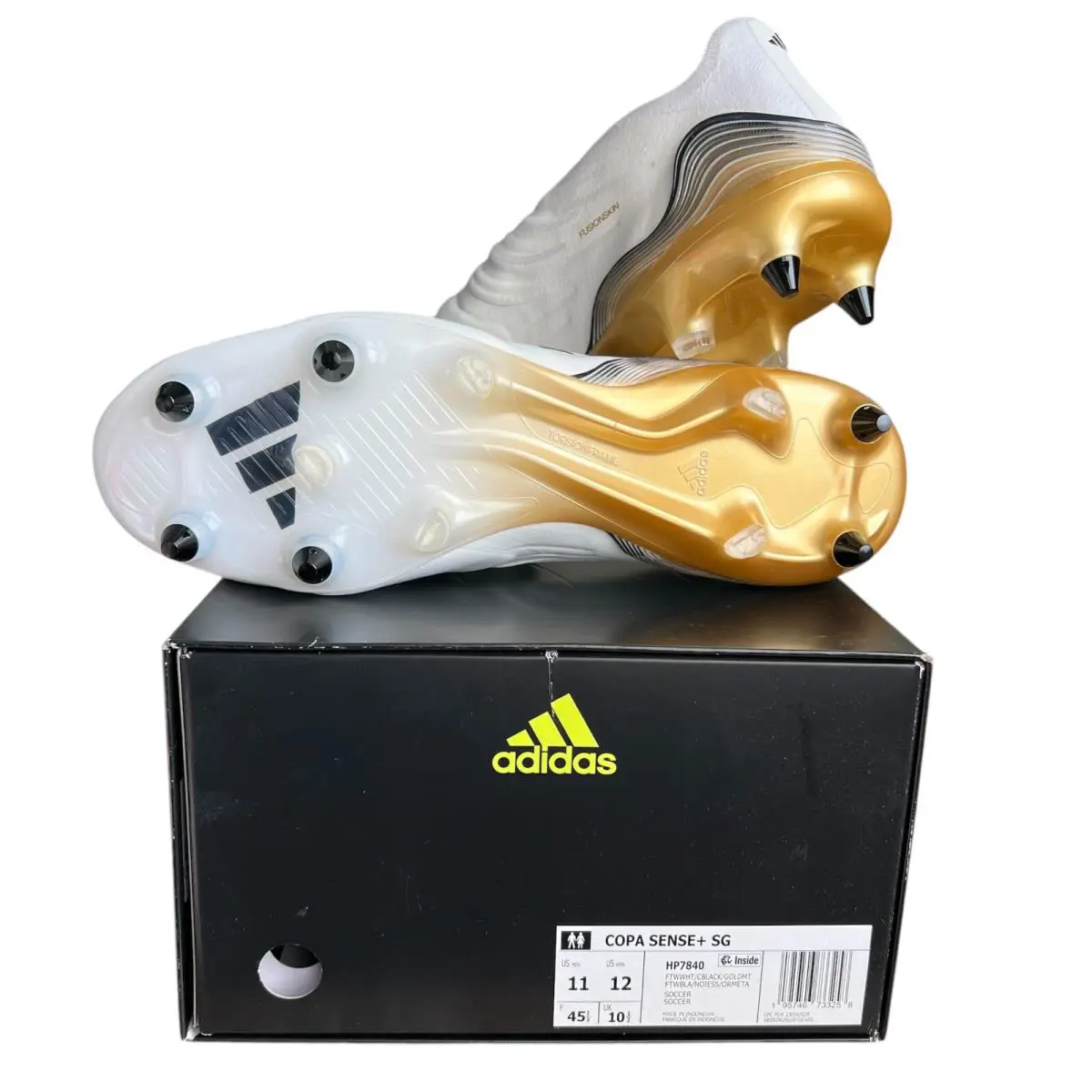 Adidas shoes - Adidas Copa Sense+ SG - Copa - White/Black/Gold 3