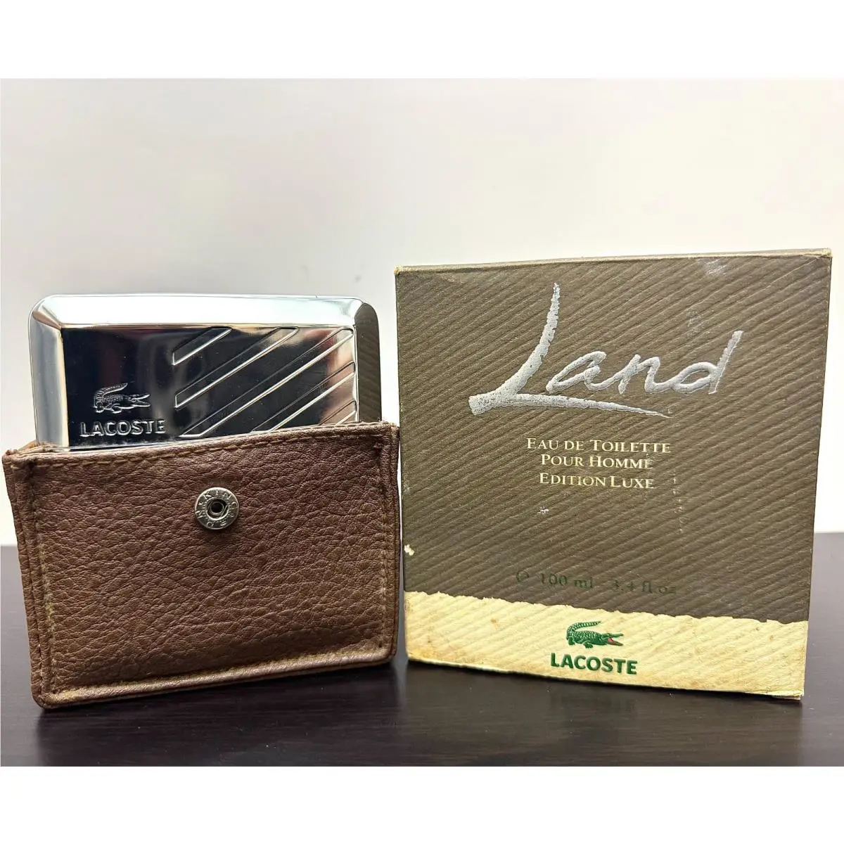 Vintage Land Lacoste Rare Eau DE Toilette 3.4 OZ / 100 ML Splash For Men