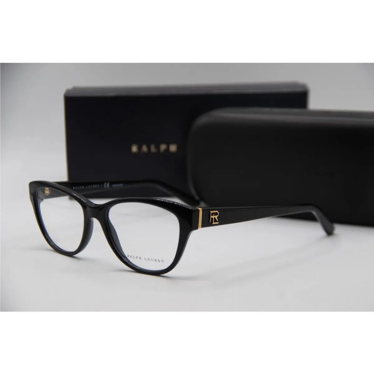 Ralph Lauren RL 6145 5001 Black Gold Eyeglasses W/case 52-17