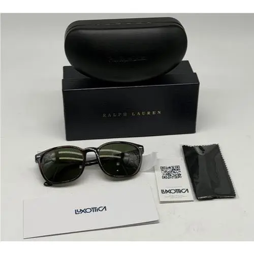 Polo Ralph Lauren PH4208U Sunglasses 55mm Shiny Havana Frame Green Lens