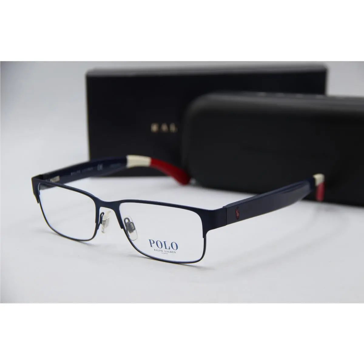 Polo Ralph Lauren RL 1160 9305 Blue Red Eyeglasses W/case 54-16