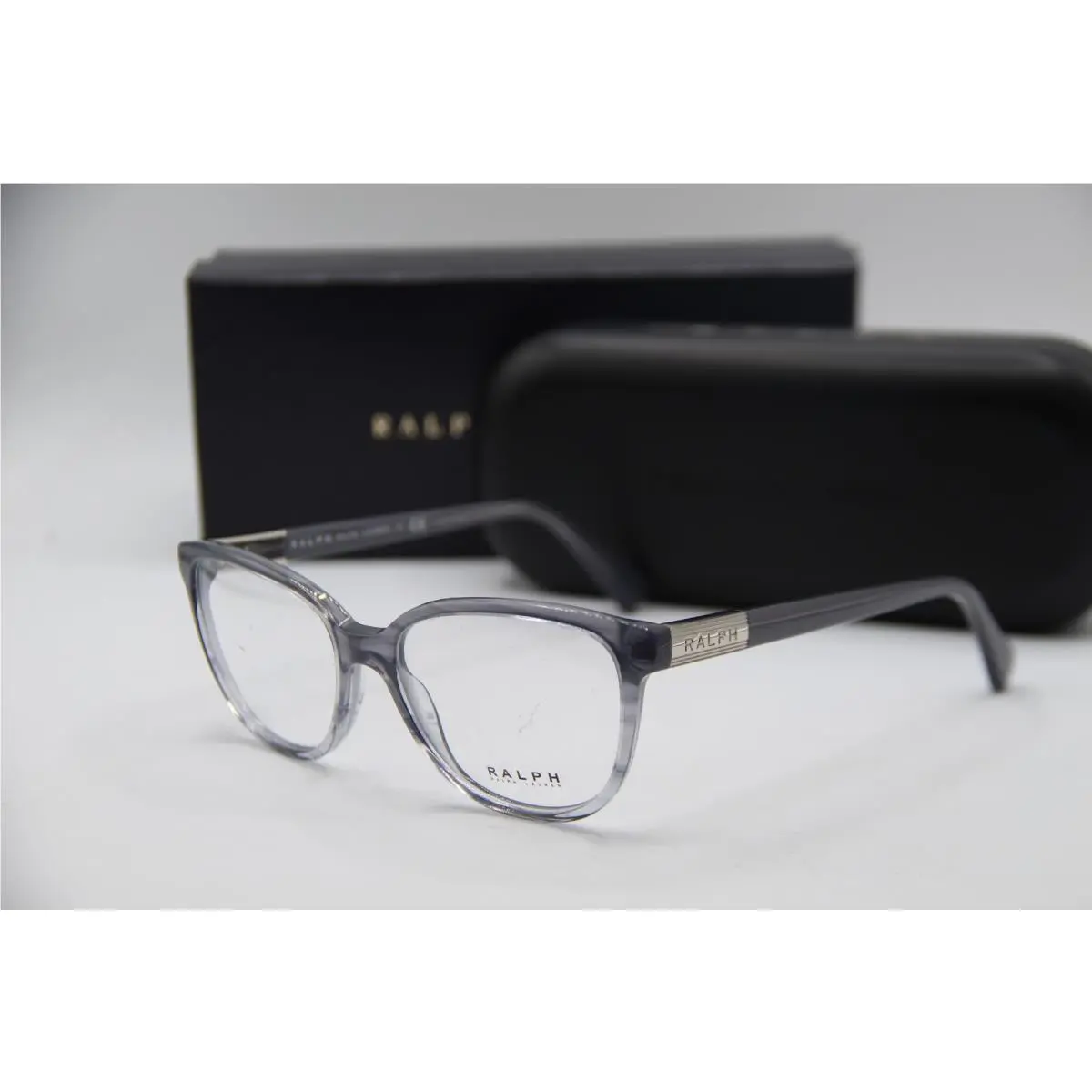Ralph Lauren RA 7082 1627 Grey Silver Eyeglasses W/case 53-16