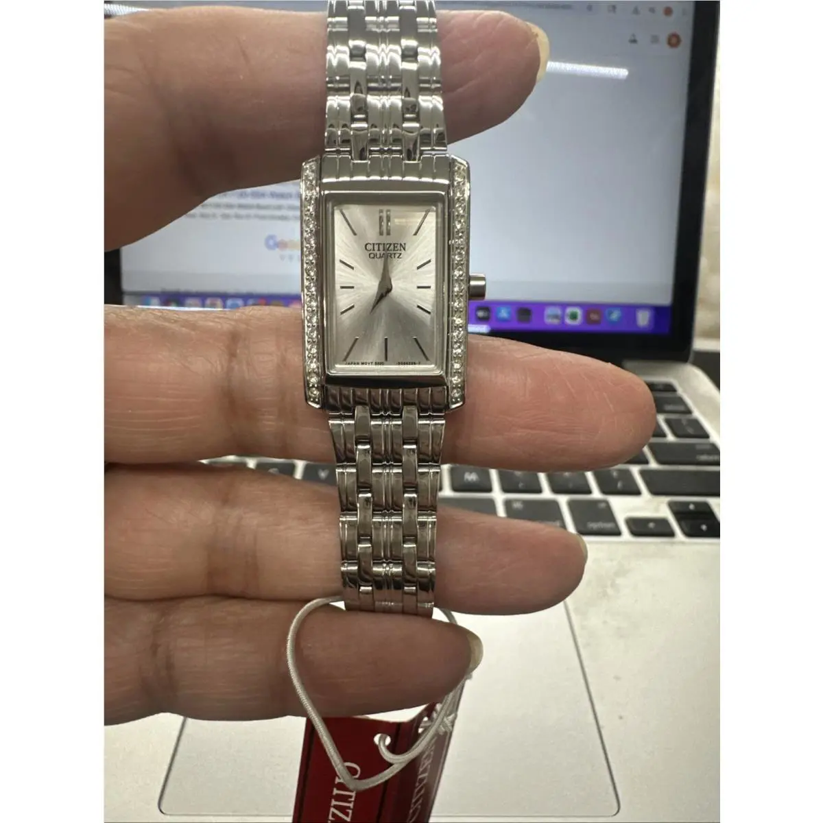 Citizen Quartz Swarovski Crystal Accent EK1120-55A Ladies Watch