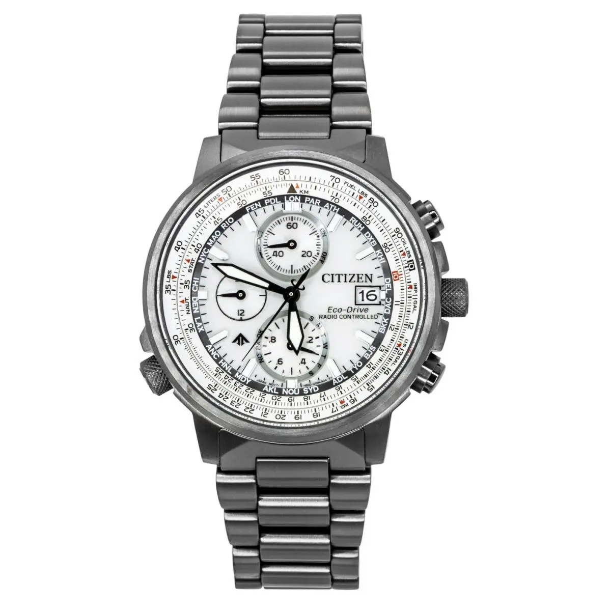 Promaster Navihawk A-t Chronograph Eco-drive 200M Men`s Watch AT8304-57A by Citizen