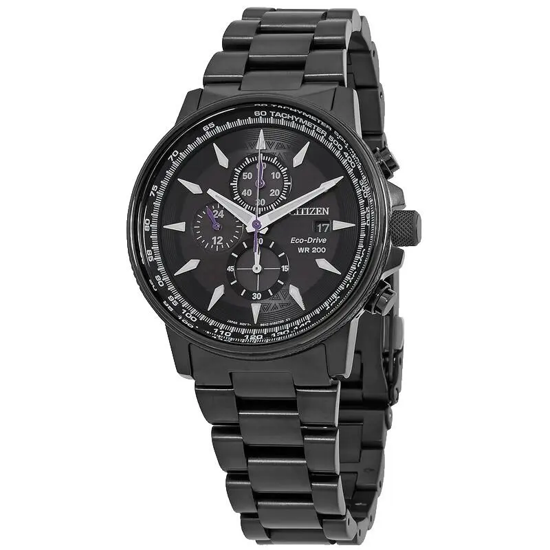 Marvel Black Panther CA0297-52W Chronograph Dial 42MM Mens Watch by Citizen