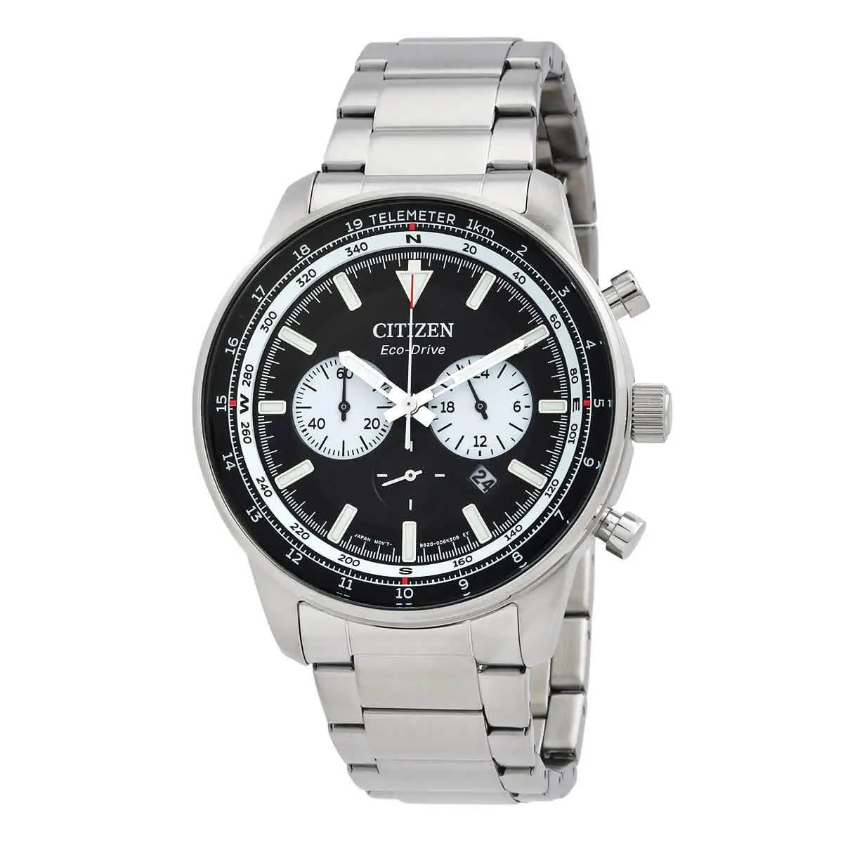 Citizen Chronograph Eco-drive Black Dial Men`s Watch CA4500-91E
