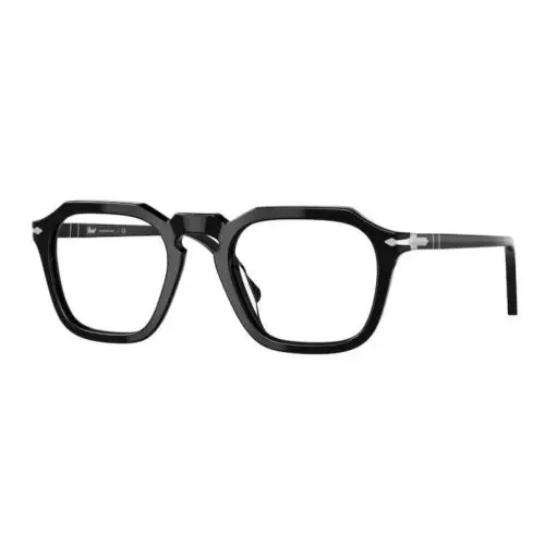 Persol 0PO3292V 95 48 Black/ Silver Square Men`s Eyeglasses