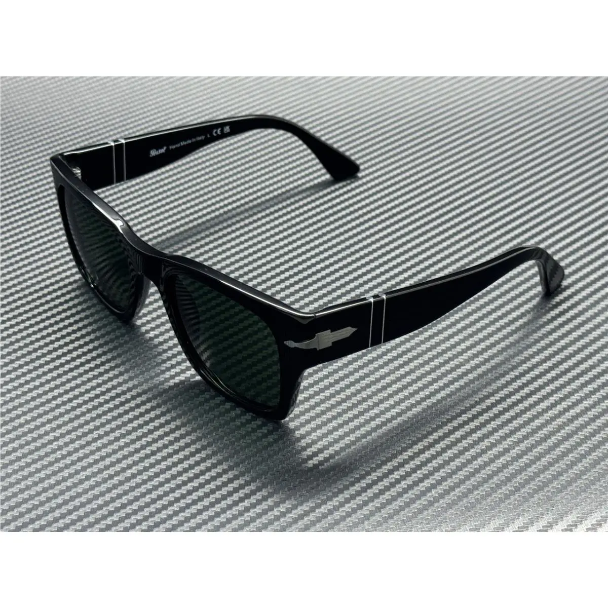 PO3384S 95 31 Black Green Unisex 54 mm Sunglasses by Persol